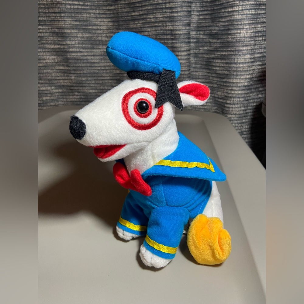 Limited Edition Bullseye Dog Donald Duck Plush